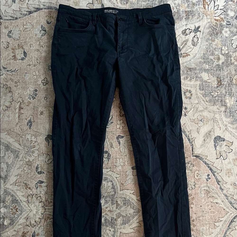 Navy Slim Fit Pants